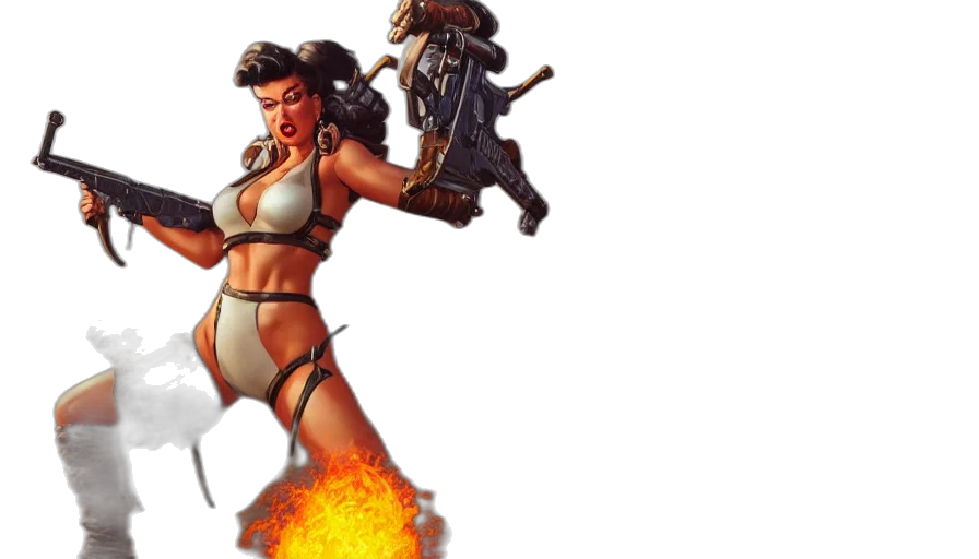concept art, comic book art, pixel art, fantasy art transparent PNG cut-out