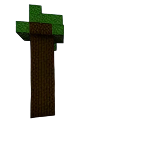 tree, sword, weapon, crown, pixel art, 3d render, concept art, fantasy art transparent PNG cut-out