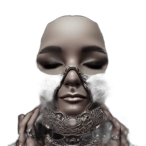 mask, face, jewelry, robot transparent PNG cut-out