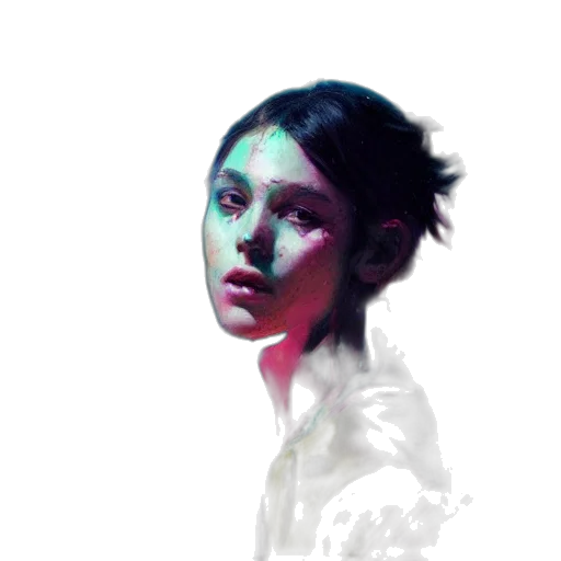 face, creature, dress, robot, photorealistic, oil painting, watercolor, concept art transparent PNG cut-out