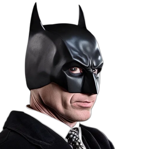 mask, comic book art, photorealistic, 3d render transparent PNG cut-out