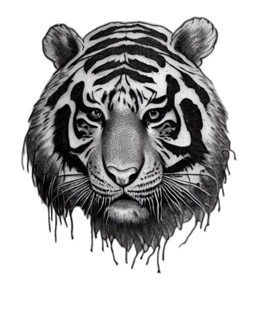 animal, creature, crown, face, pencil sketch, photorealistic, fantasy art, concept art transparent PNG cut-out