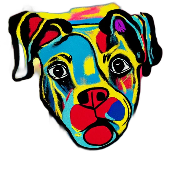 animal, face, cartoon, photorealistic transparent PNG cut-out