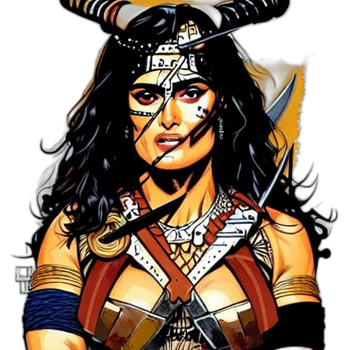 jewelry, comic book art, fantasy art, concept art, cartoon, illustration, salma, hayek transparent PNG cut-out