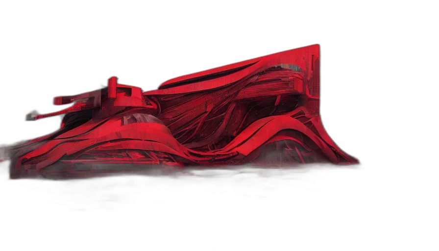 car, shoes, mask, crown, concept art, 3d render, photorealistic, red transparent PNG cut-out