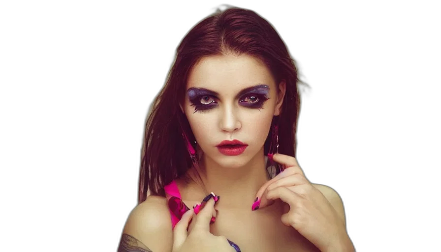 jewelry, face, mask, creature transparent PNG cut-out