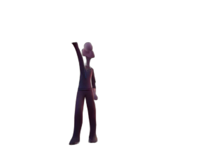 staff, robot, creature, dress, 3d render, concept art, pixel art, cartoon transparent PNG cut-out