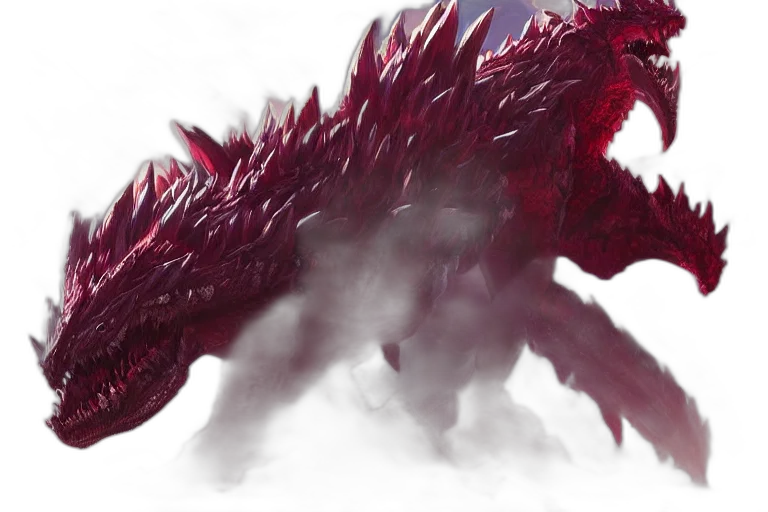 dragon, creature, animal, weapon transparent PNG cut-out