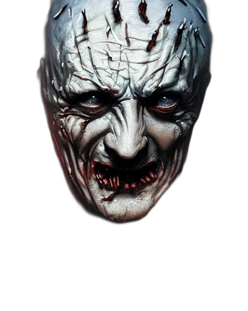 mask, face, comic book art, photorealistic, concept art, fantasy art, demonic, sly transparent PNG cut-out