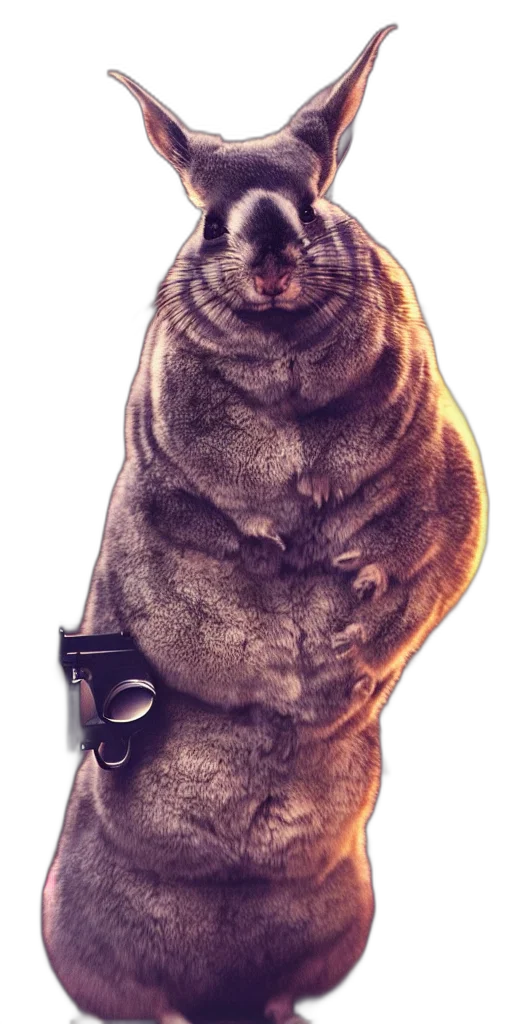 animal, staff, creature, weapon, concept art, photorealistic, cyberpunk, 3d render transparent PNG cut-out