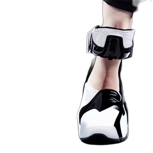 shoes, bottle, 3d render, concept art transparent PNG cut-out
