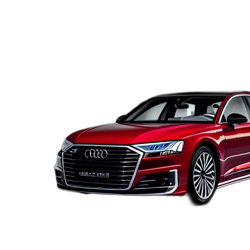 car, photorealistic, 3d render, concept art, black, audi, racing, highway transparent PNG cut-out