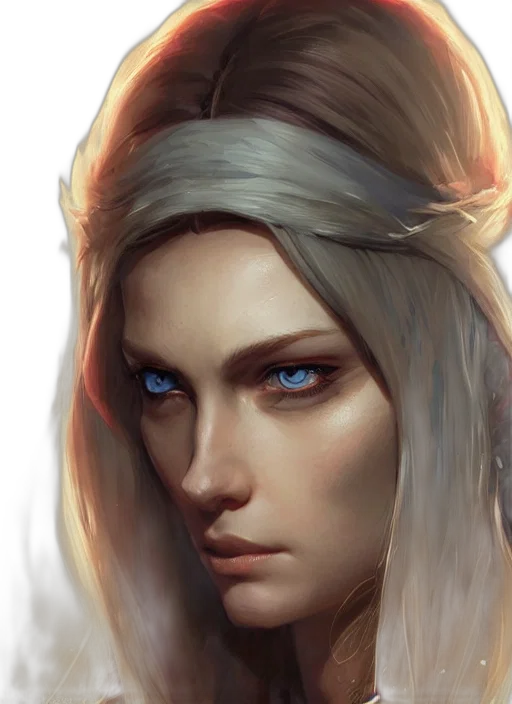 face, staff, dragon, fantasy art transparent PNG cut-out