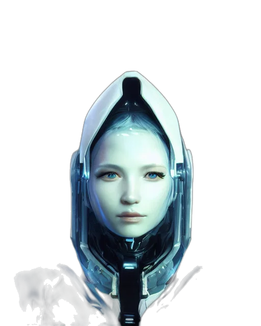 robot, face, mask, jewelry transparent PNG cut-out