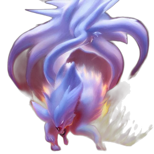 dragon, hair, creature, staff, concept art, fantasy art, watercolor, vaporwave transparent PNG cut-out