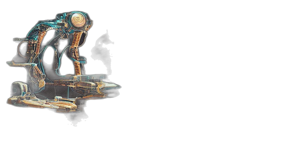 robot, weapon, sword, staff transparent PNG cut-out