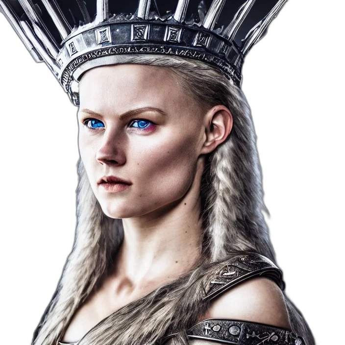 crown, hair, face, dragon, fantasy art, photorealistic, concept art, photo transparent PNG cut-out