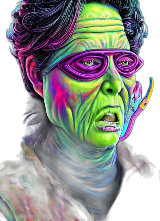 mask, face, creature, photorealistic, comic book art, concept art, watercolor, outer space transparent PNG cut-out