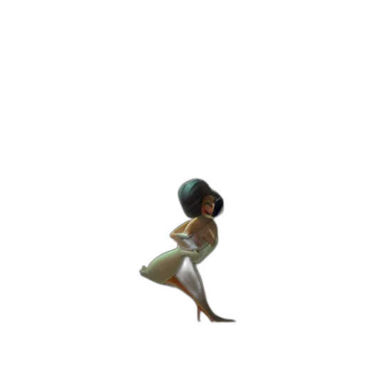 creature, robot, staff, dress, 3d render, concept art, pixel art, vaporwave transparent PNG cut-out