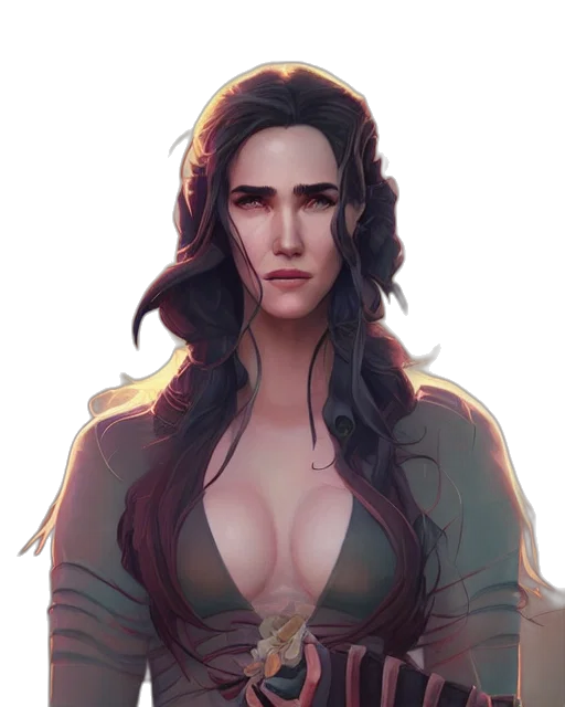 dress, face, fantasy art, concept art transparent PNG cut-out