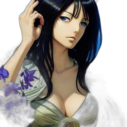 dress, jewelry, fantasy art, anime transparent PNG cut-out