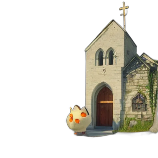 building, 3d render, concept art, pixel art, photorealistic, poket, cute, unreal transparent PNG cut-out