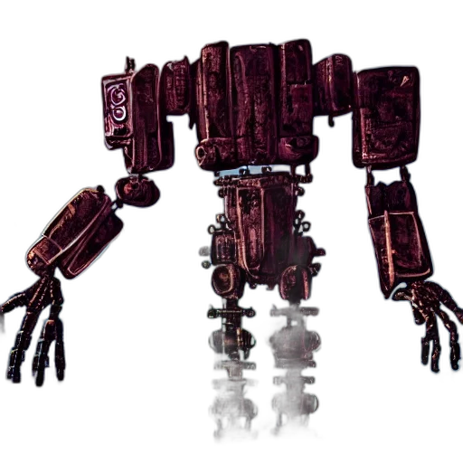 robot, weapon, staff, concept art transparent PNG cut-out