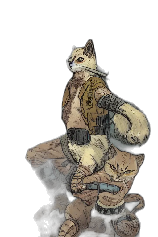 concept art, fantasy art, cyberpunk, watercolor, earth tones, golden, graphic, novel transparent PNG cut-out