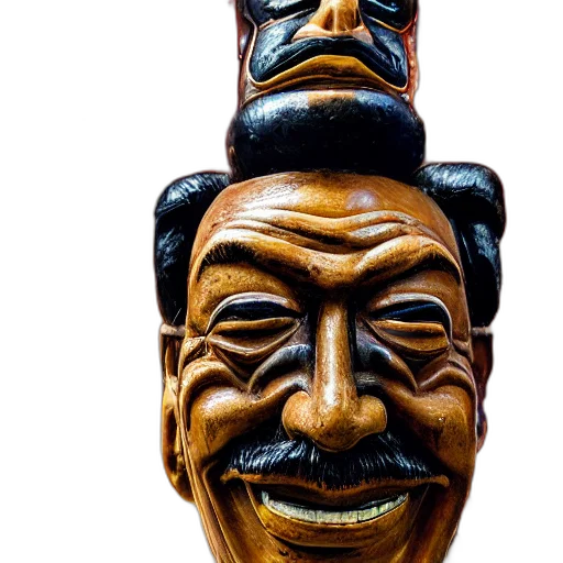 mask, face, staff, crown transparent PNG cut-out