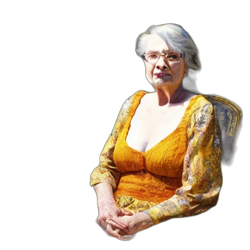 dress, jewelry, face, staff transparent PNG cut-out