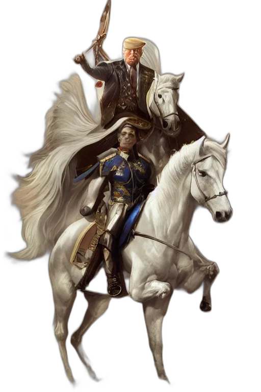 crown, sword, staff, fantasy art transparent PNG cut-out