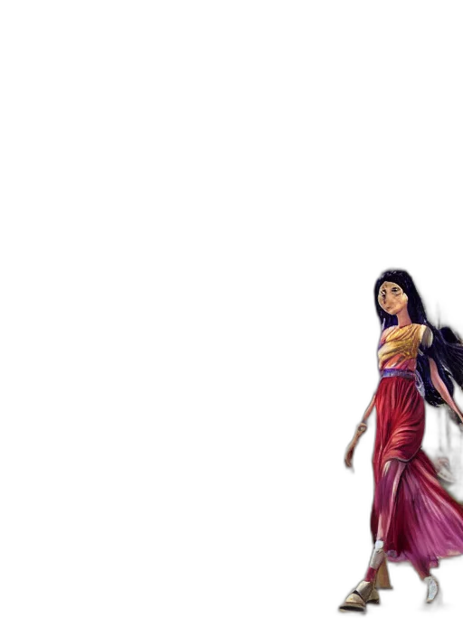 dress, 3d render, concept art, fantasy art transparent PNG cut-out