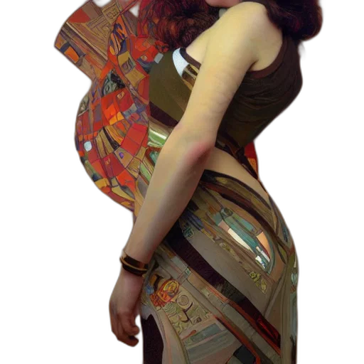 dress, robot, jewelry, jacket transparent PNG cut-out