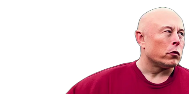 face, staff, photorealistic, cartoon, 3d render, concept art, red, full transparent PNG cut-out