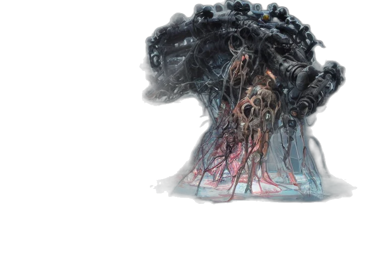 hair, tree, creature, crown transparent PNG cut-out