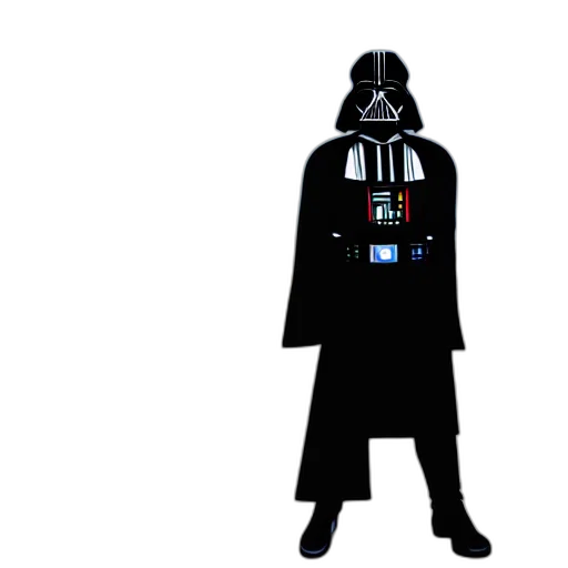 staff, jacket, concept art, pixel art, comic book art, 3d render, dark, darth transparent PNG cut-out
