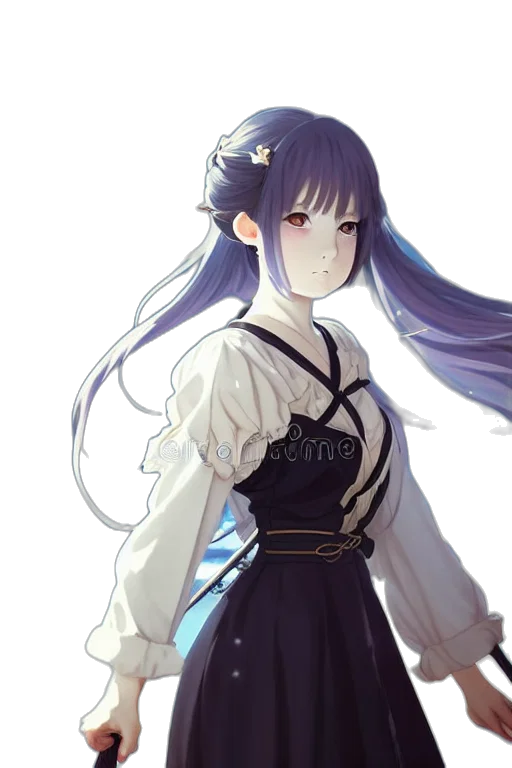 dress, crown, staff, sword transparent PNG cut-out