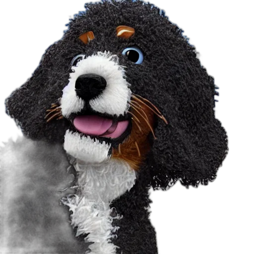 staff, animal, face, creature, photorealistic, 3d render, concept art, oil painting transparent PNG cut-out