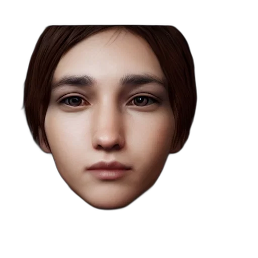 face, mask, robot, hair transparent PNG cut-out