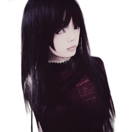 hair, dress, face, robot transparent PNG cut-out