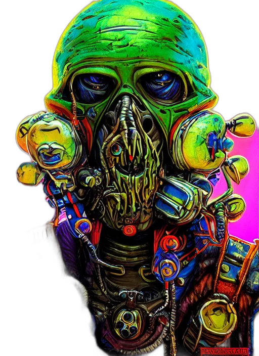 mask, robot, face, jacket transparent PNG cut-out
