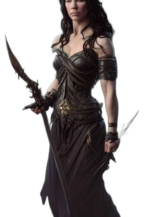 sword, weapon, staff, dress transparent PNG cut-out