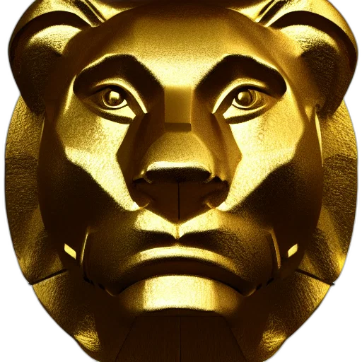 crown, jewelry, mask, golden, award, winning, photograph, lion transparent PNG cut-out