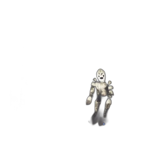 robot, creature, staff, jewelry transparent PNG cut-out
