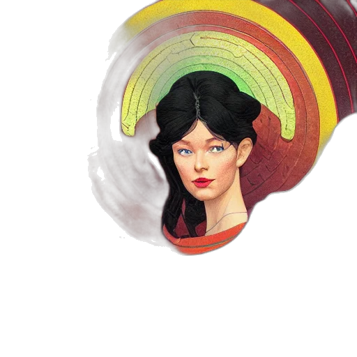 hat, umbrella, face, hair transparent PNG cut-out