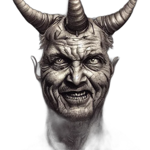 face, mask, creature, staff transparent PNG cut-out