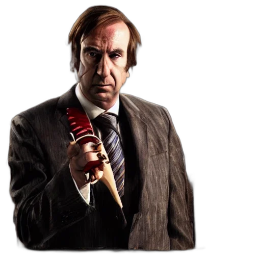 jacket, staff, weapon, concept art, saul, goodman, rooster, saw transparent PNG cut-out