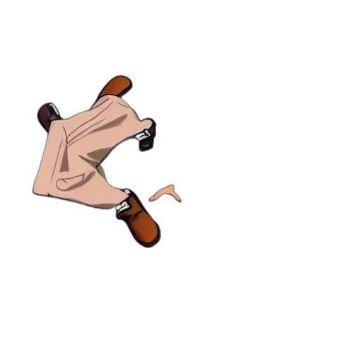 umbrella, jacket, staff, cartoon, screenshot, jerma, lying, dead transparent PNG cut-out