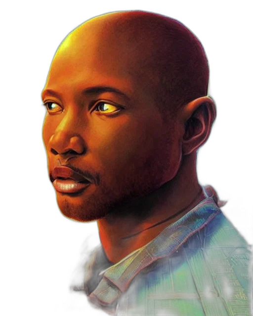 face, staff, photorealistic, concept art, oil painting, fantasy art, vfx, drew transparent PNG cut-out