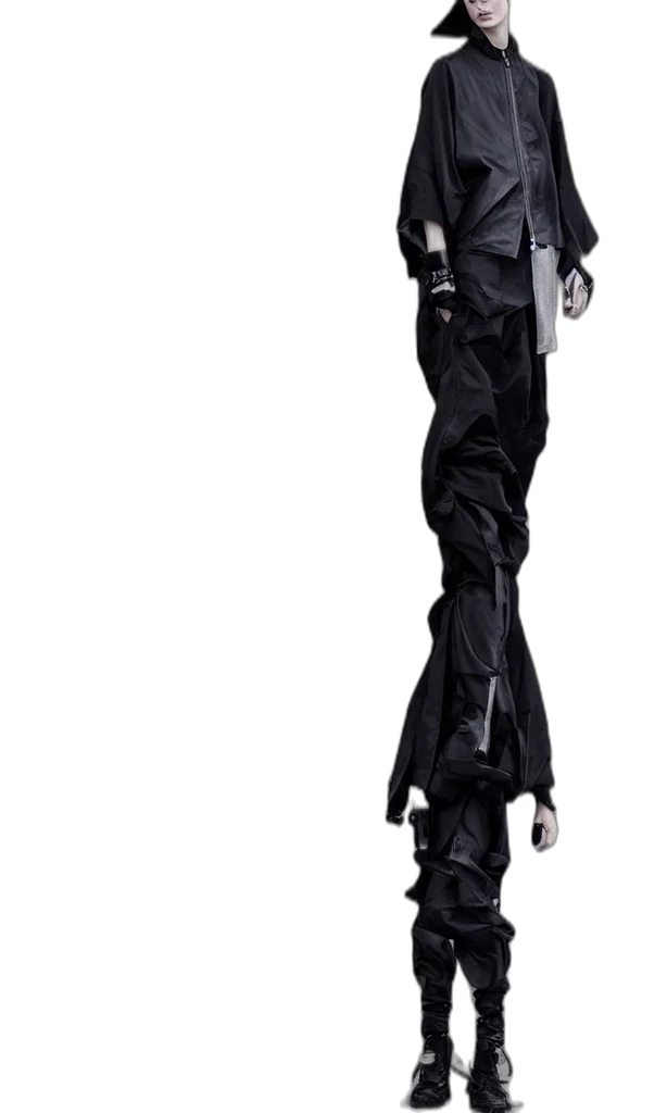 robot, jacket, staff, dress transparent PNG cut-out